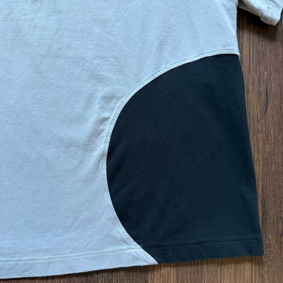 Urban by Alembika Oversized A-Line T-shirt Top Gray Black Circles Women’s Small - Picture 10 of 10